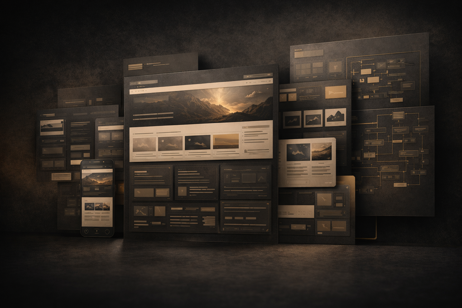 Prototype digital premium illustrant une conception rapide assistée par IA